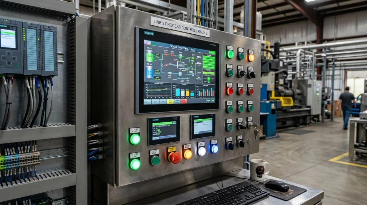 Industrial electrical panel and automation systems